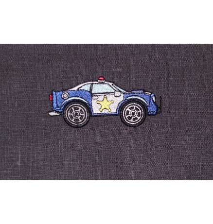 Nimeline tikandiga pidžaamakott / sussikott Politsei auto/ Šeriffi auto