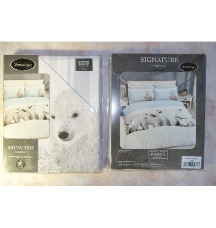 Laste voodipesukomplekt jääkaru 2-osaline