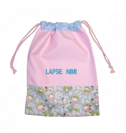 Personalized bag pink Totoro